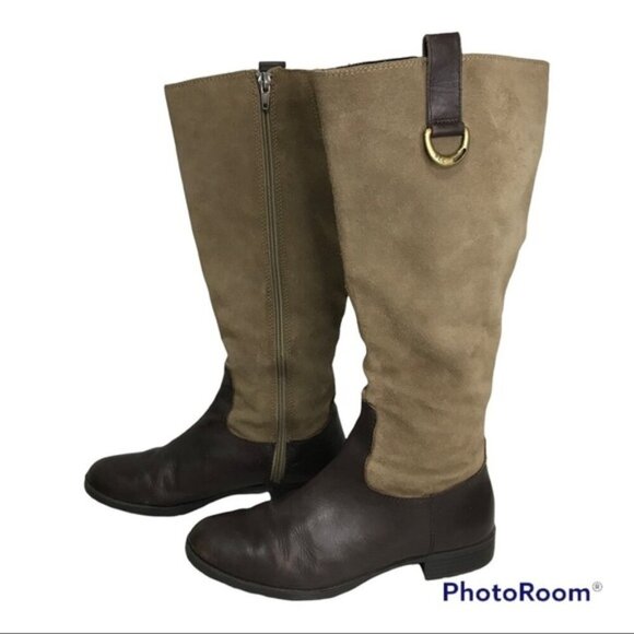Ralph Lauren Vintage Suede & Leather Riding boot - Size 6